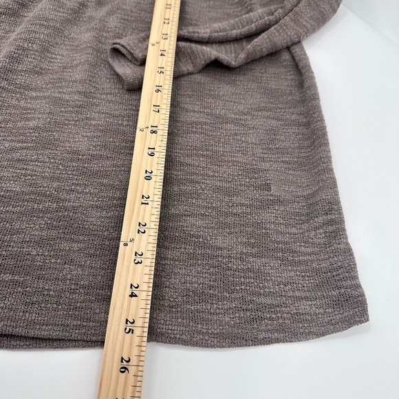 Cherish Top Women Large Brown Knit Long Sleeve Turtleneck Neutral Earthy - Picture 8 of 8